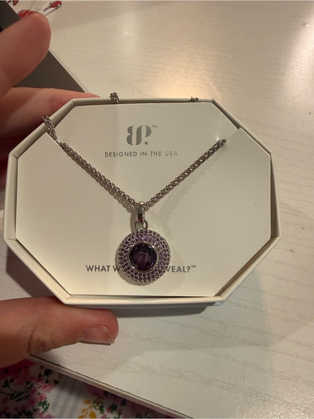 Bomb party feb birthday necklace A Glorious Amulet